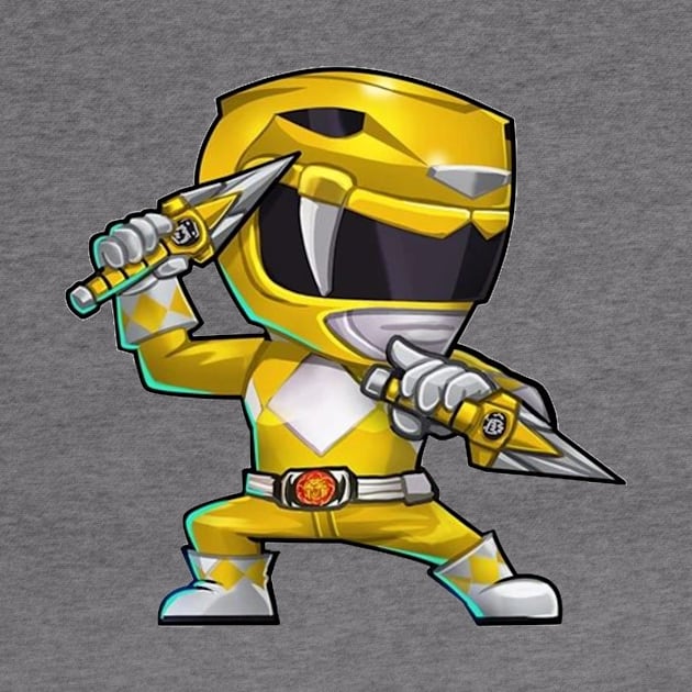 yellow ranger by mprokolo corgi